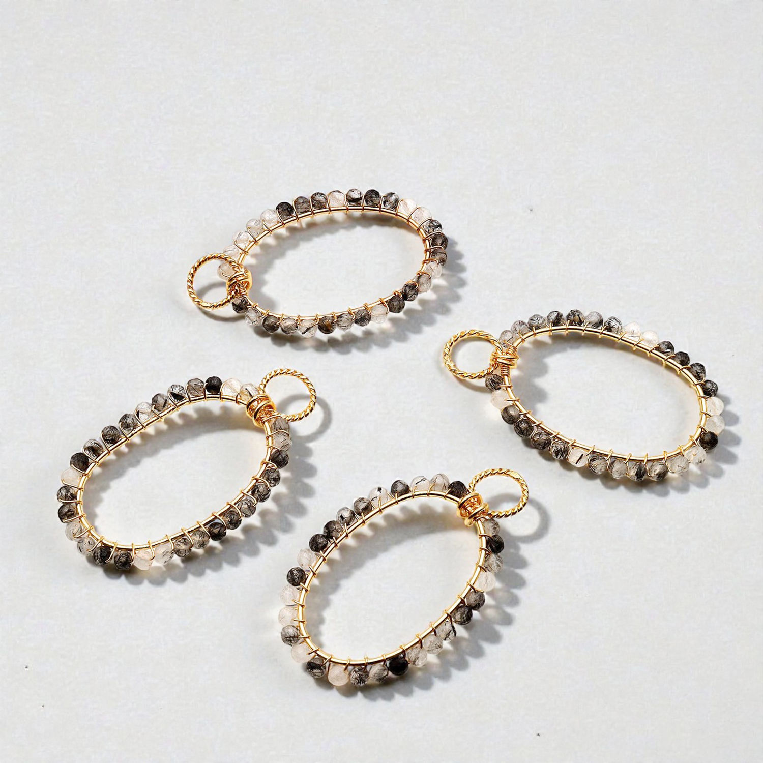 ควอตซ์รูไทล์สีดำ