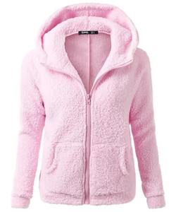 Autumn Winter Warm Jacket Women Hoodie Hooded 2024 Casual Female Hoodies Sweater Shirt <b>Zipper</b> Coat Solid Soft Fleece Women Coat - Product Image 3