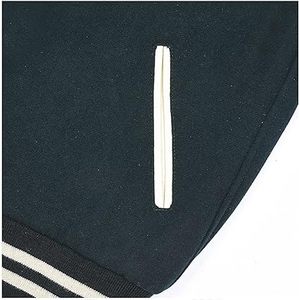 Doudoune Softshell d'hiver pour homme Style universitaire en laine mélangée avec logo brodé sur le devant - Product Image 5
