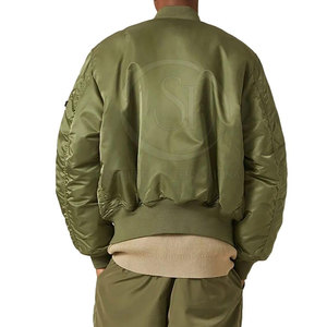 Chaqueta Bomber de Invierno para Hombre, Nuevo Estilo, Alta Calidad, Cómoda, de Secado Rápido, Resistente al Viento, Transpirable, Ecológica, Servicio OEM - Product Image 3