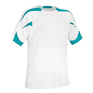 Conjunto de Uniforme de Fútbol Color Turquesa, Manga Corta, Cuello Redondo, Poliéster que Absorbe la Humedad, para Todas las Temporadas, Unisex, Adulto - Product Image 3