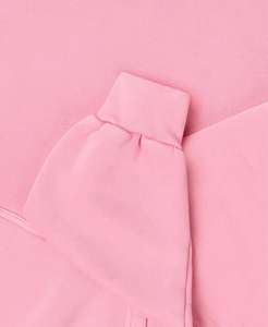 <b>Women's</b> Custom <b>Pink</b> <b>Hoodie</b> High Quality 100% Cotton Woolen Fabric Solid Pattern Winter Season Low MOQ with High Demand - Product Image 5