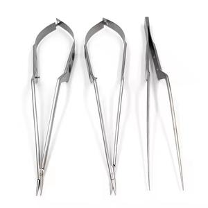 ชุดเครื่องมือผ่าตัดจักษุแบบใช้มือ ยี่ห้อ Castroviejo Yasargil ทำจากสแตนเลส ใช้ซ้ำได้ ยี่ห้อ MOL - Product Image 4