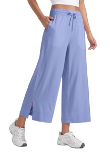 Flared <b>Trousers</b> Cotton/Fleece Women's Pants & <b>Trousers</b> High Quality Wholesale Custom All Sizes Logo Available - Product Image 5