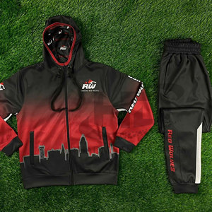 Ropa deportiva Diseña tus propios calentadores de sublimación Sublimación transpirable Hombres Warmup Jogging Sets - Product Image 6