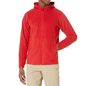 OEM-chaqueta Polar con capucha para hombre, personalizada, venta al por mayor, con cremallera completa, talla grande - Product Image 4