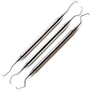 Curetas dentales Gracey de alta calidad, 3 uds., sondas periodontales, nuevos instrumentos quirúrgicos - Product Image 1
