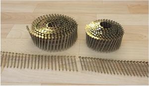 Bobine d'acier galvanisé à chaud à tête de clou à tige lisse OEM ODM pour applications de fixation de toiture, de bois et de construction - Product Image 3