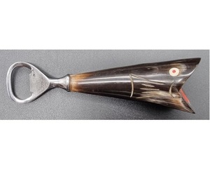 Ouvre-bouteille vintage en corne de buffle, outil de cuisine artisanal unique, tire-bouchons et ouvre-bouteilles, cadeau de pendaison de crémaillère - Product Image 1