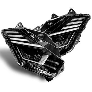 Feux diurnes à œil de démon blanc naturel haute performance avec fonction de bienvenue pour les motos - Product Image 3