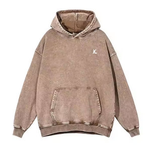 Sudadera con Capucha Vintage para Hombre, Lavado Ácido, con Bolsillo Canguro y Cordones Ajustables, Ideal para Looks Urbanos a la Moda - Product Image 1