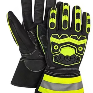 Gants de travail robustes respirants anti-vibrations en caoutchouc TPR de haute qualité avec logo personnalisé au dos TPR - Product Image 6