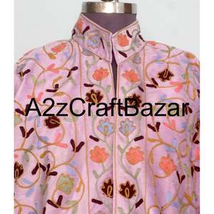 Veste en velours pour femme, brodée à la main, vintage, bohème, à imprimé floral, tricotée, réversible, séchage rapide, respirante, écologique - Product Image 3