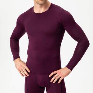 Conjunto de compresión resistente transpirable Conjunto de compresión de ajuste elástico Construido para deportes Ideal para hombres Conjunto de compresión - Product Image 1