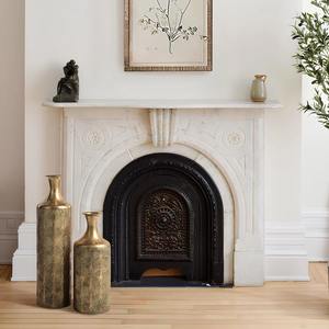 Black Simple <b>Vase</b> With Gold Detailing Perfect For Bedroom Study Desk Living Room Lounge And Creative Gift Or Decorative Use - Product Image 2