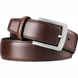 Cinturón de cuero de estilo informal personalizable para hombres de la mejor calidad 100% Cinturón de cuero genuino con hebilla - Product Image 3
