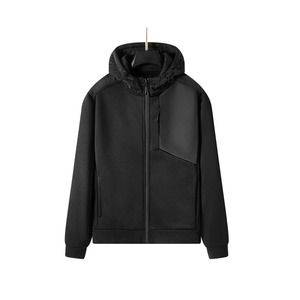 Nuevos chándales para hombre con bolsillos con cremallera, cremallera completa con capucha, conjuntos atléticos para correr, trajes de moda de manga larga, chándal - Product Image 2