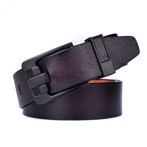 Ceinture en cuir décontractée de luxe pour homme avec boucle en alliage, haute qualité, douce, réglable, légère, largeur 3,5 cm - Product Image 2
