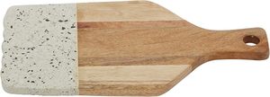 Tabla de cortar de madera de acacia natural hecha a mano más vendida con mango Tabla de cortar de verduras barata para Cocina - Product Image 4