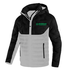 เสื้อแจ็คเก็ตพัฟเฟอร์แขนยาวกันลม รักษาสิ่งแวดล้อม เหมาะสำหรับฤดูหนาว คุณภาพดีเยี่ยม เนื้อผ้าระบายอากาศได้ดี เสื้อคลุมผู้ชายลำลองสำหรับกิจกรรมกลางแจ้ง - Product Image 3