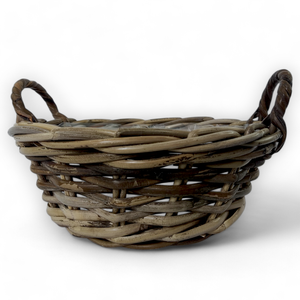 Cesta de fruta de ratán gris Kubu tradicional barata con revestimiento de plástico cestas de almacenamiento naturales funcionales para alimentos - Product Image 2