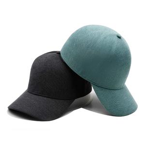 หมวกเบสบอลปักโลโก้ตามสั่ง แบบ unisex 6 แผง ผ้าขนสัตว์/โพลีเอสเตอร์ ระบายอากาศได้ดี กันน้ำ  ไม่มีโครง  สำหรับผู้ใหญ่ - Product Image 1