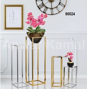 Metal <b>Stand</b> Display Pedestal (Electroplated) - Product Image 1