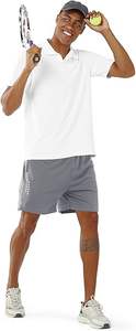 Shorts de tennis et de course pour hommes, écologiques, anti-rides, respirants, à séchage rapide, décontractés, pour le sport en plein air, service OEM en gros - Product Image 3