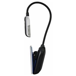 Luz de Lectura LED Negra con Clip, 9 lm, Accesorio Electrónico 016618101421 - Product Image 1