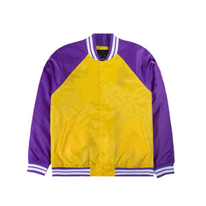 Chaqueta de bombardero de vuelo de nailon de Primavera de alta calidad al por mayor para hombre, chaqueta de bombardero acolchada para hombre de talla grande con logotipo personalizado para hombre - Product Image 1