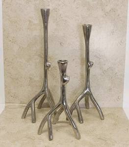 Candelabros de Metal de calidad personalizada, marco de metal moderno para velas de té y velas de Pilar, hogar minimalista y boda - Product Image 2