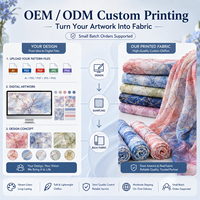 Tissu en mousseline de polyester doux à motif floral entrelacé personnalisable, idéal pour écharpes, chemises, foulards – Vente chaude – Usine OEM/ODM