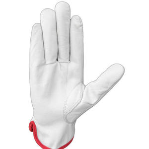 ถุงมือขับรถหนังแพะแท้ ระบายอากาศดี แห้งเร็ว ป้องกันไฟฟ้าสถิต ไม่มีซิลิโคน ด้านหลังผ้าฝ้ายเพื่อความปลอดภัยในการทำงาน - Product Image 5