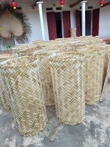 <b>Bamboo</b> Woven Mat Mesh Panel 100% Natural From Skilful Vietnamese Craftsmen for Ceiling Decoration - Product Image 6