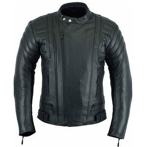 Chaquetas de Cuero para Hombre, Estilo Popular, Chaqueta de Cuero para Hombre al por Mayor, Chaquetas de Cuero con Cremallera de Moda para Hombre - Product Image 5