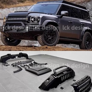 Haute qualité nouveaux Kits de voiture en plastique PP mise à niveau Mars Explorer Road avant pare-chocs arrière capot Scoop Grille Spoiler Jetour Traveler <span class=keywords><strong>T2</strong></span> - Product Image 5