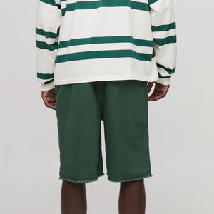 Shorts élégants en tissu mélangé de coton, design tendance, respirant, confortable, pour les acheteurs en gros, service OEM, logo personnalisé, hommes - Product Image 5