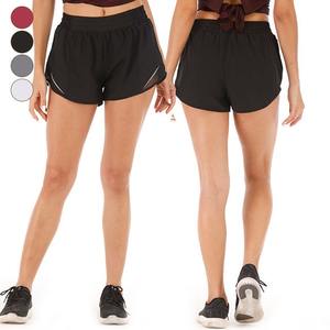 Ensemble de leggings et shorts de yoga pour femmes, respirant, antibactérien, taille haute, sans couture, 2 pièces - Product Image 2