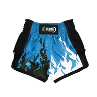 Shorts de Muay Thai Unisexe, Trunks d'Entraînement MMA Boxe, Logo Personnalisé, 100% Polyester Respirant et Durable, Marque Privée, Compétition, Soie