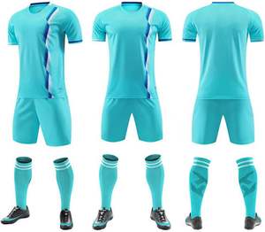 ชุดยูนิฟอร์มฟุตบอลสำหรับคลับเสื้อฟุตบอลพิมพ์ลายซับลิเมชันผ้าโพลีเอสเตอร์ระบายอากาศ - Product Image 4