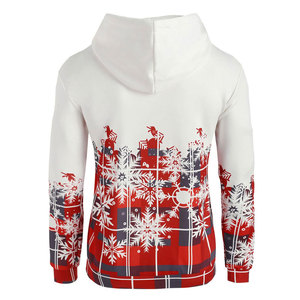 Sweat à capuche sublimé pour homme 100% polyester résistant à la décoloration Tissu doux et respirant Vêtements de sport OEM/ODM disponible - Product Image 2