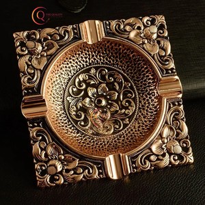 Nouvel arrivage de cendrier à fumer moderne exclusif fait à la main plateau de coulée en métal durable pour la maison Restaurant Bar meilleure vente - Product Image 2