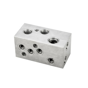Ingenieurs hydrauliciens personnalisent des vannes hydrauliques en fonte ductile en aluminium coulé de 35 à 220 L, blocs de collecteurs hydrauliques - Product Image 5