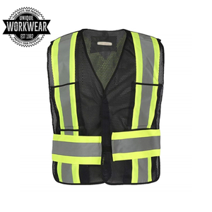 Chaleco de Seguridad de Trabajo Personalizado al por Mayor, Chaleco de Alta Visibilidad Reflectante sin Mangas para Hombre - Product Image 5