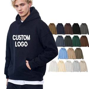 Acid Wash Vintage Graphic Fit High Quality Streetwear Blank Oversized Manufacturers Men Heavyweight Boxy <b>Hoodie</b> - Product Image 4