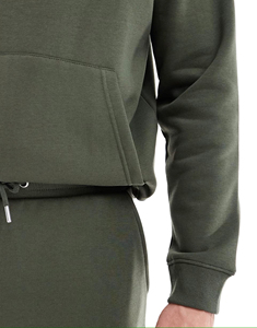 Survêtement surdimensionné à logo imprimé bouffant personnalisé le plus vendu 100% coton 400 GSM ensemble de survêtement lourd deux pièces pour hommes - Product Image 5