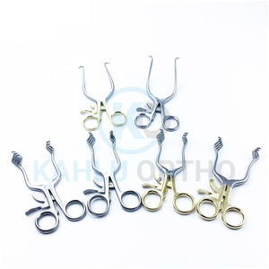 Weitlaner เครื่องดึงรั้งเหล็กด้วยตนเองมีการล็อกหัวกลมปลายทื่อเครื่องมือ Retractor สำหรับการผ่าตัดสัตวแพทย์โดย kahlu - Product Image 1