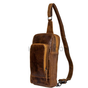 Sac bandoulière élégant pour homme, grande capacité, durable, léger, en cuir, pour tous les jours, voyage, travail, usage quotidien - Product Image 4