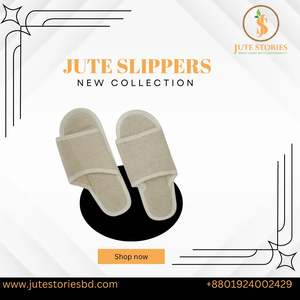 Chaussons de spa en jute jetables écologiques de haute qualité Équipements d'hôtel en gros à faible quantité minimale de commande du Bangladesh - Product Image 4