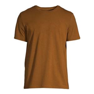 Camiseta de Verano para Hombre, de Tela Transpirable, Corte Holgado, Manga Corta, 100% Algodón Poliéster, Cuello Redondo Informal, Camisetas Lisas para Hombre OEM - Product Image 3